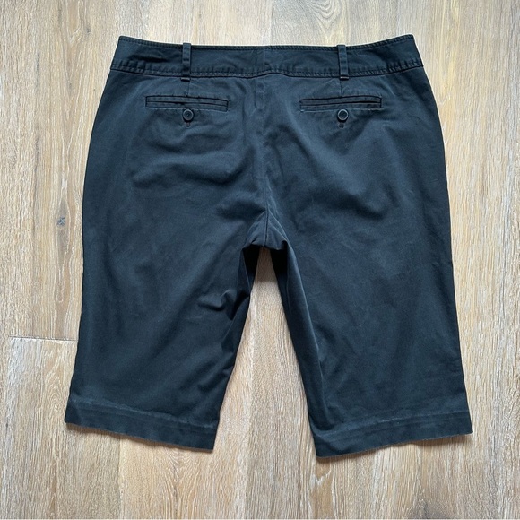 The Limited Drew Fit Bermuda Shorts Preppy Summer Navy Blue - Size 14 - Picture 7 of 10